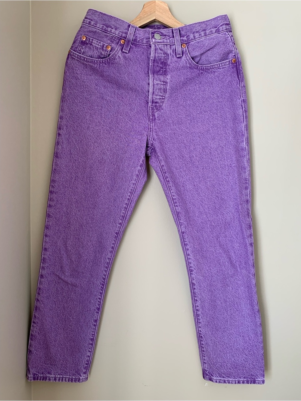 Levi's Purple High-Rise Women's Jeans - Picture 2 of 2